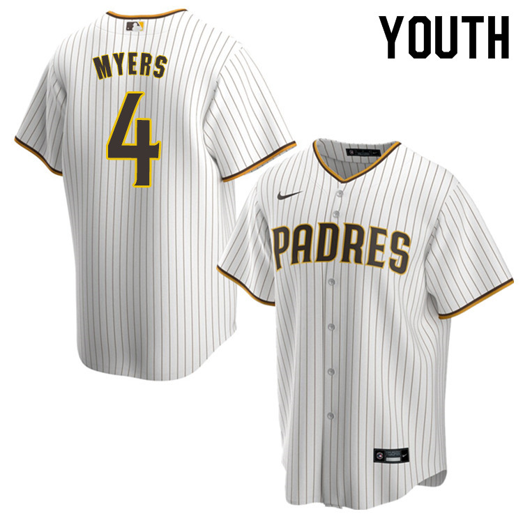 Nike Youth #4 Wil Myers San Diego Padres Baseball Jersey Sale-White